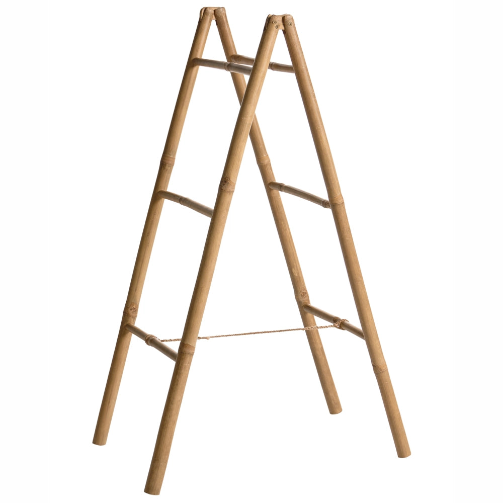 Portasciugamani in legno di bambù naturale Appendiabiti da bagno 3 ripiani Decorativo Stile scandinavo moderno