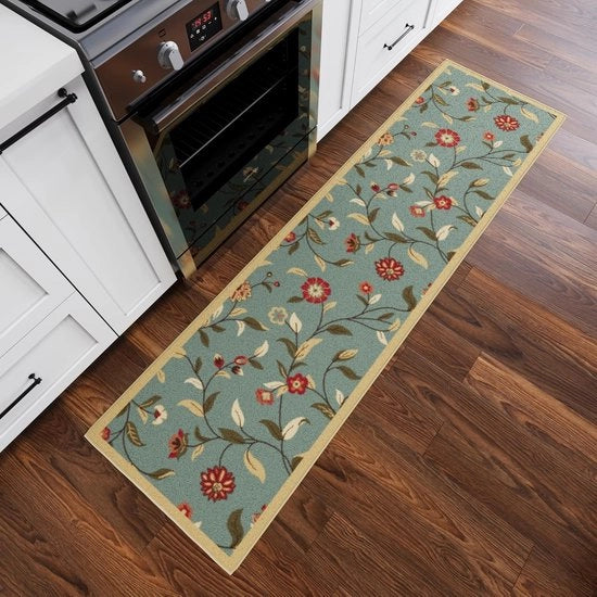 Piegafoglia con Disegno a Foglia - Moderno - 1 pezzo - Schiuma di Gomma - 57 cm x 210 cm
