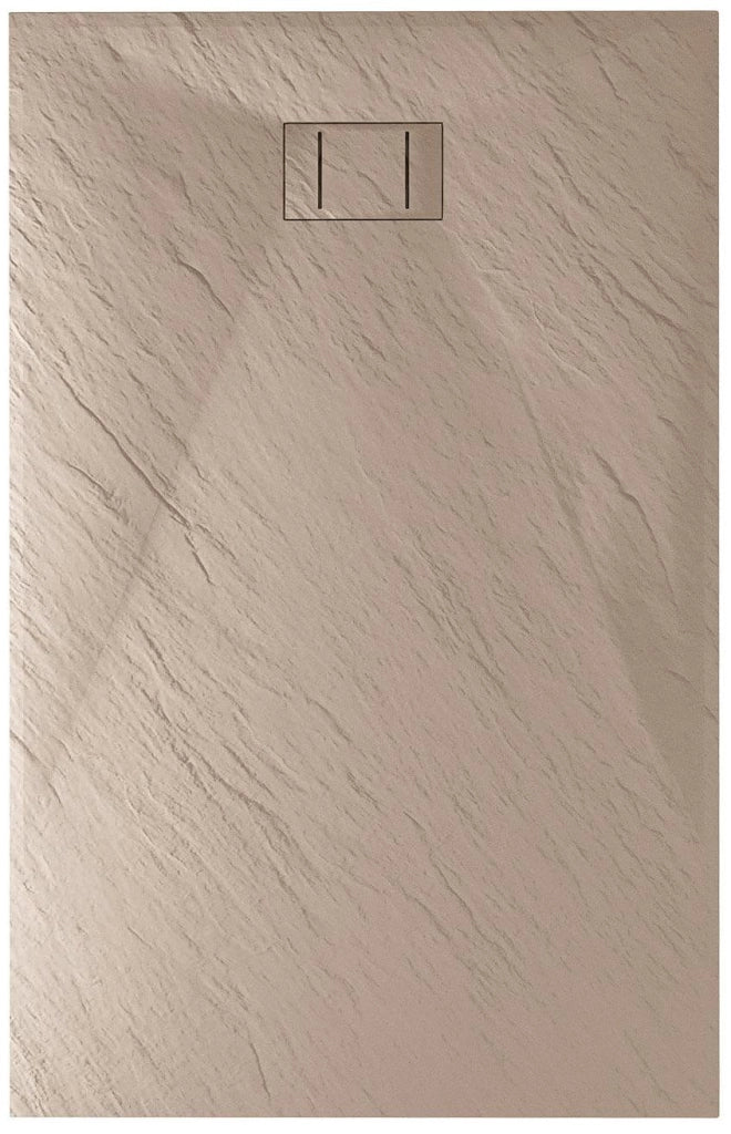 Piatto Doccia 90x140 cm in Acrilico Fosterberg Azalea Tortora