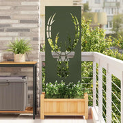 vidaXL Pannello Decorativo da Giardino Oliver verde 50 x 140 cm