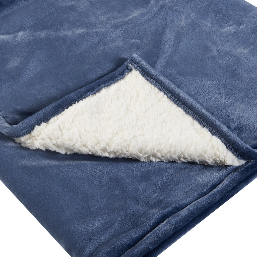 Coperta Riscaldante Archi Termocoperta Elettrica 200 x 150 cm Blu [en.casa]