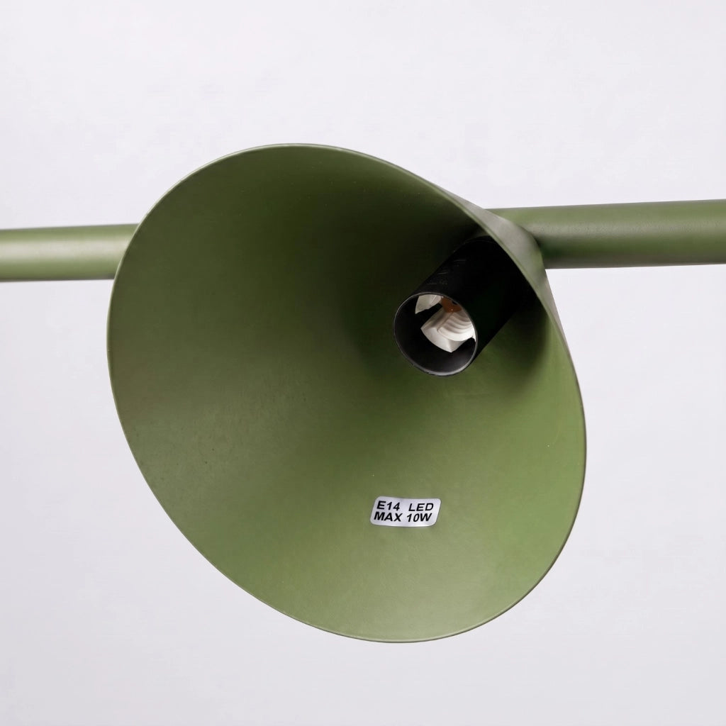 Lampadario NOX 4L verde oliva