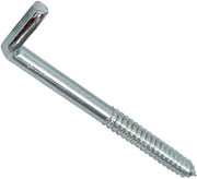 Set di viti da 10 - Ø10x113mm - Resistente alla ruggine - Viti a coda di rondine - Spiedini di metallo - Forma L - Per un montaggio rapido