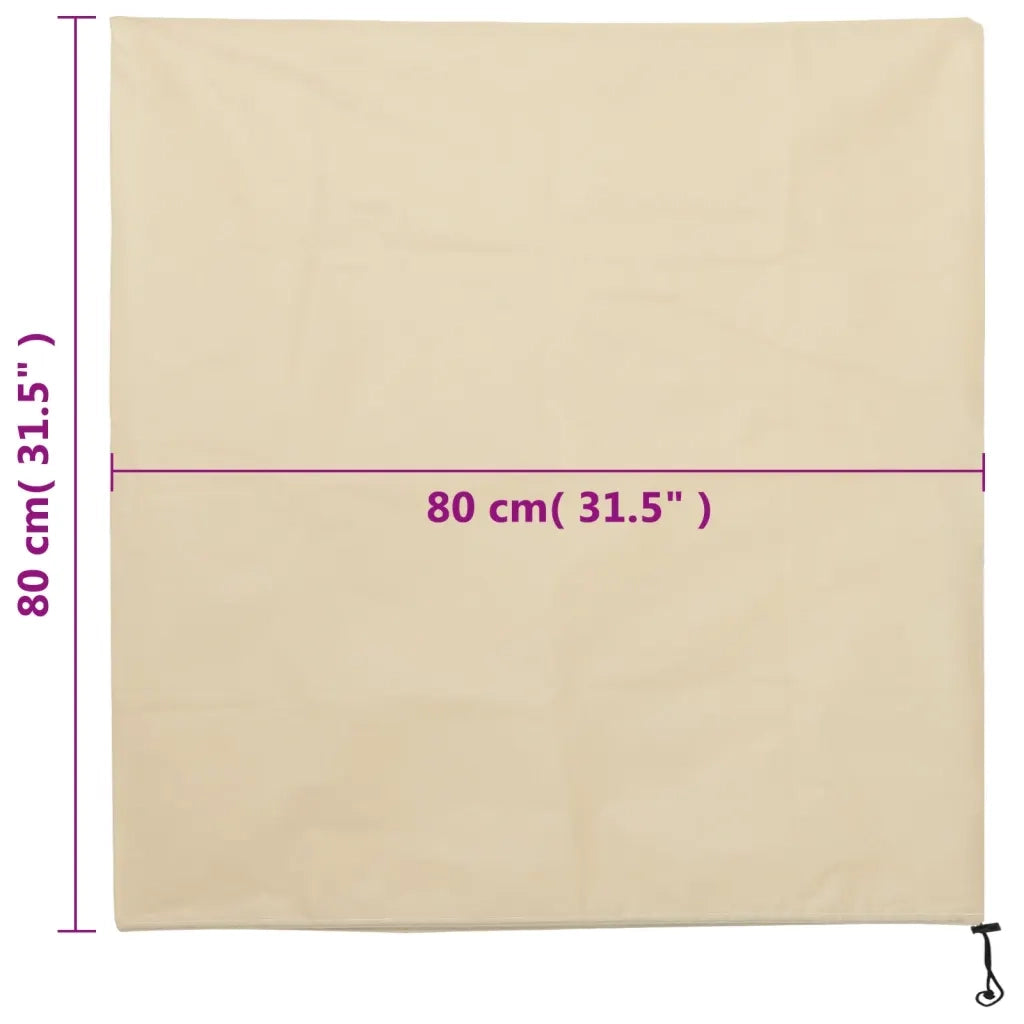 Coperture con Coulisse per Piante 4pz 70 g/m² 0,8x0,8 m 364873