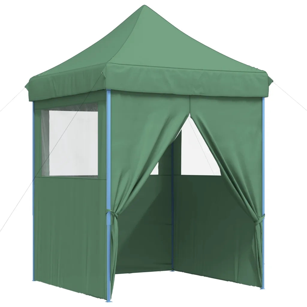 vidaXL Tendone per Feste Pieghevole Pop-Up con 4 Pareti Verde