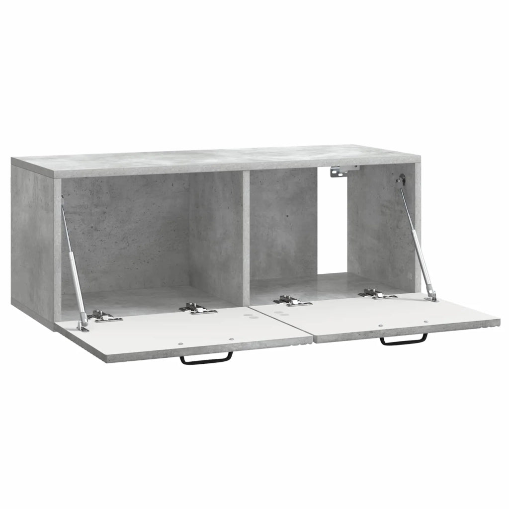 Mobile Porta TV da Muro Grigio Cemento 78,5 x 31 x 30 cm