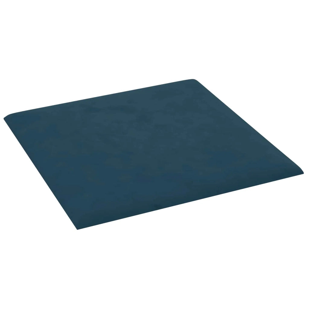 Testiera da Parete 12 pcs Blu Velluto