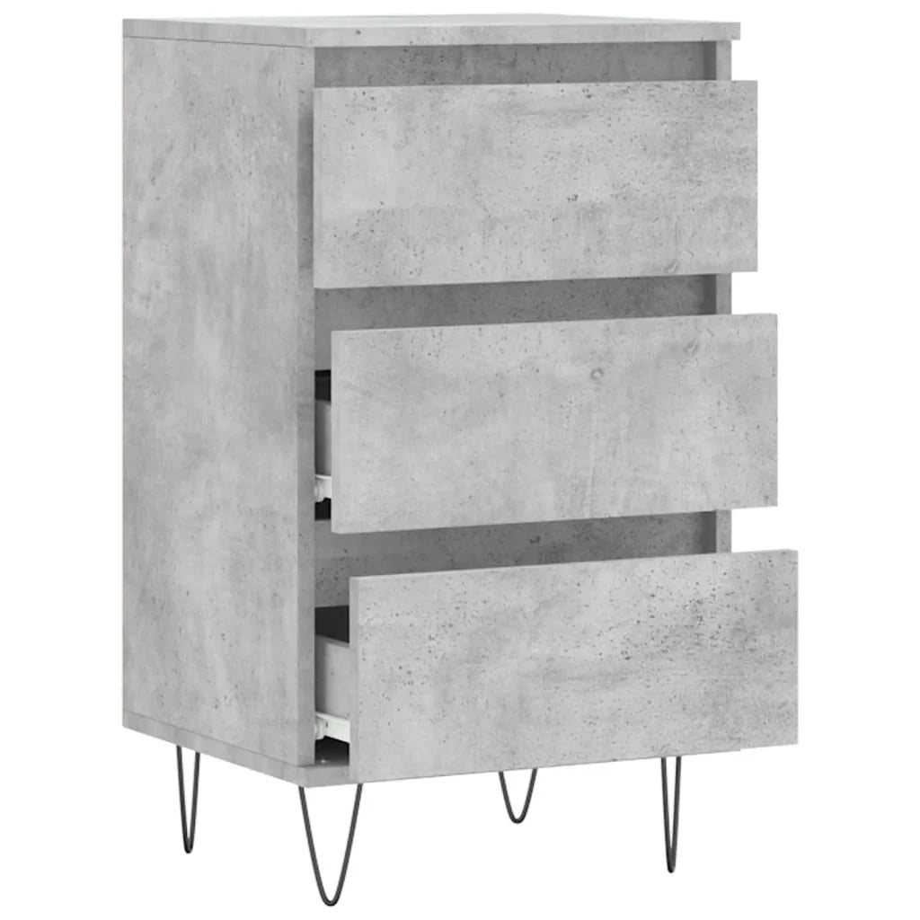 Buffet credenza cassettiera armadio mobile contenitore organizer per cucina soggiorno salotto 40 x 35 x 70 cm legno ingegnerizzato grigio 02_0031934