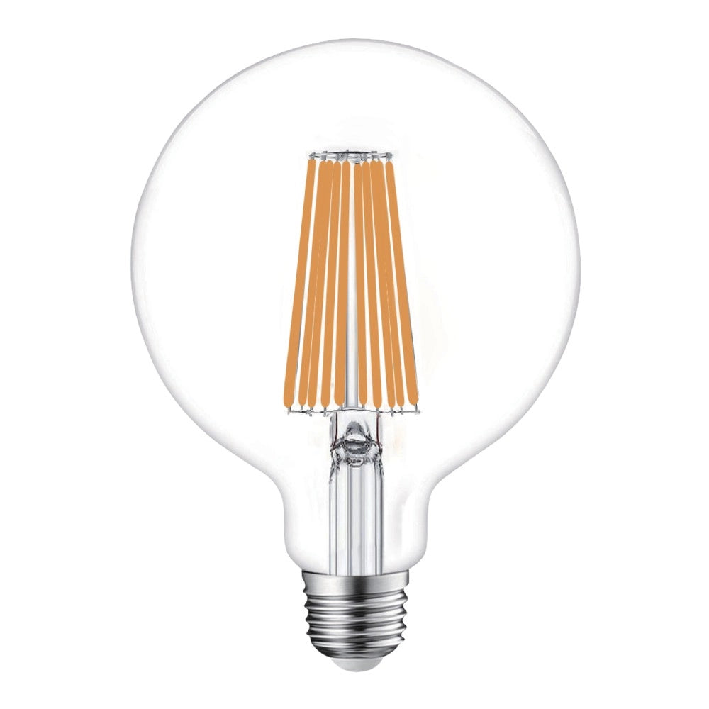 Alcapower - Lampadina LED E27 G125 18W 3200lm, Angolo 320°, Classe Energetica C, Ø125mm, Luce Istantanea, Lunga Durata - 3000K