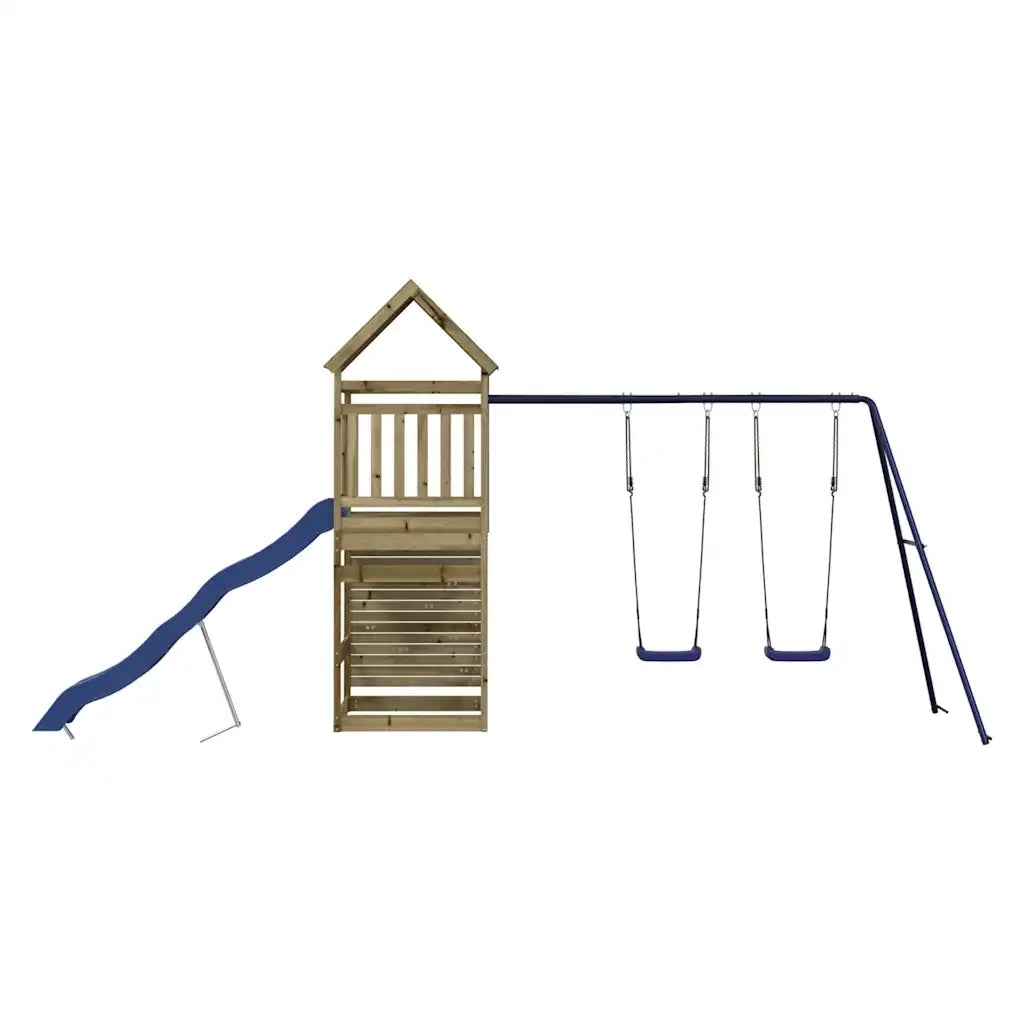 Set da Gioco da Esterno in Legno di Pino Impregnato 3156990