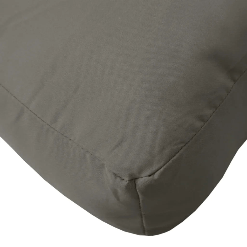 Cuscini per Pallet 2 pz | Cuscini per sedie Grigio Scuro M¨¦lange in Tessuto
