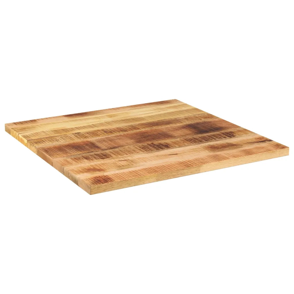 Piano per Tavolo 70x70x2,5 cm Quadrato Legno di Mango Grezzo 371341
