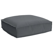 Cuscino per Pallet per Sedia Antracite 50x50x12 cm Tessuto Oxford