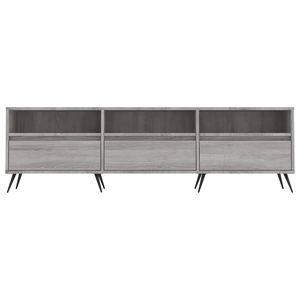 Mobile Porta TV-Mobile per TV-Credenza TV Grigio Sonoma 150x30x44,5 cm Legno Multistrato 177871