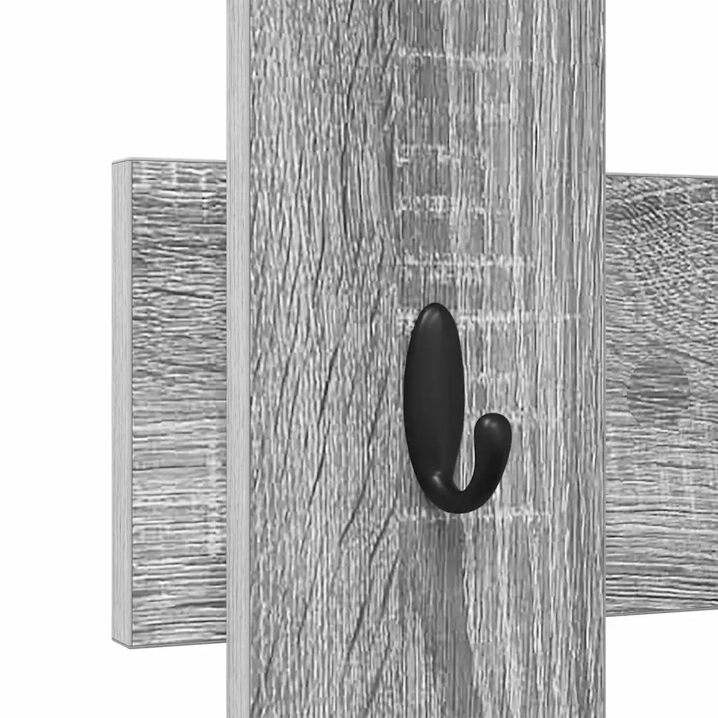 Appendiabiti a muro Grigio Sonoma 60 x 3 x 82 cm CFW6554951