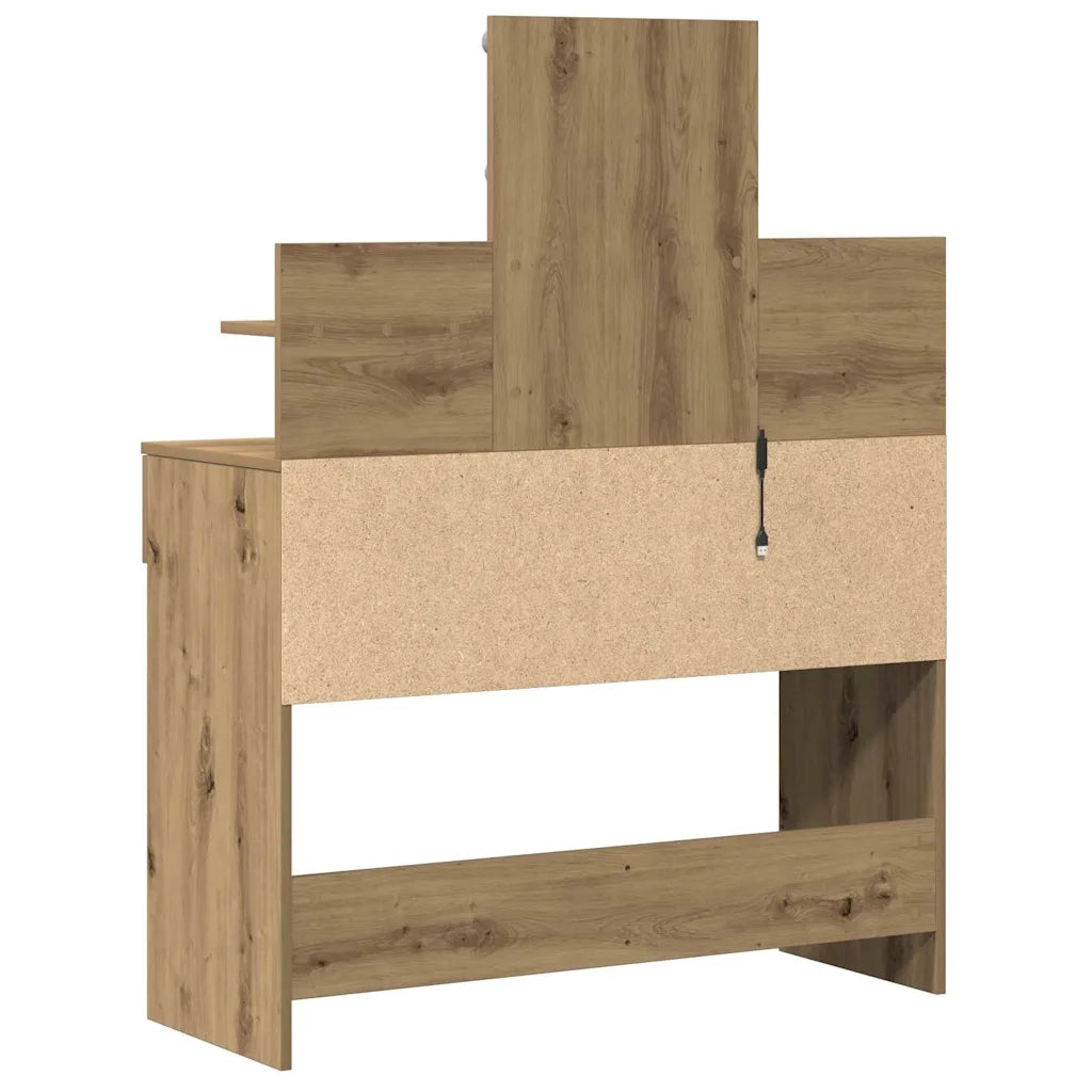 Tavolo da Trucco Rovere artigianale 100 x 40 x 130 cm 868851