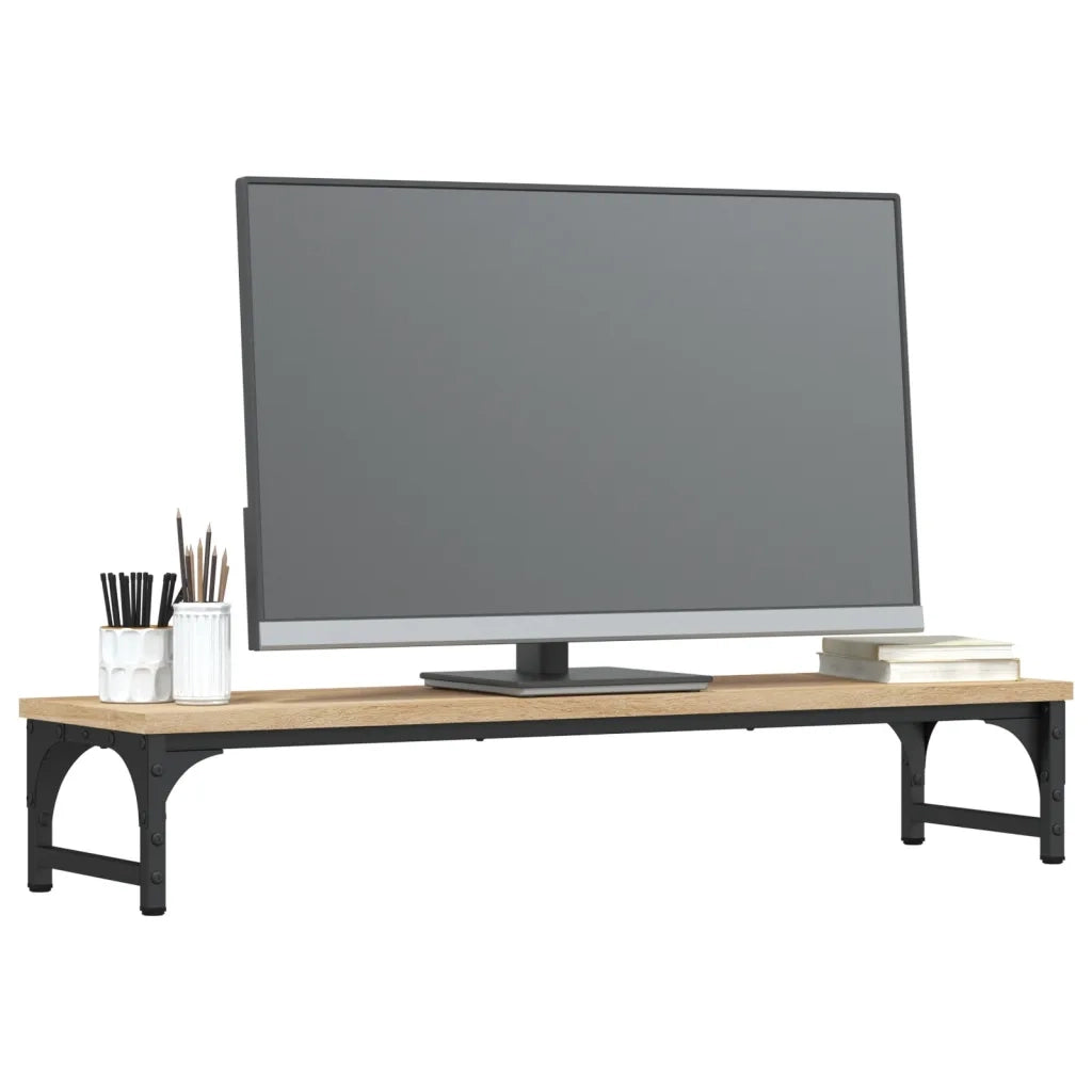 Supporto Monitor Rovere Sonoma 85x23x15,5 cm Legno Multistrato 834006