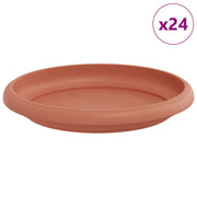 Vassoio Rotondo per Fiori 24 pz Rosso Mattone ? 14 x 2 cm CFW5855545