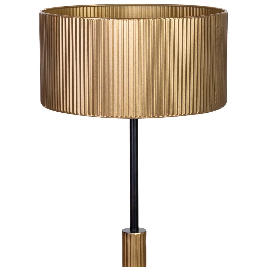 Lampada da terra in metallo 39,5x39,5x139/153h cm