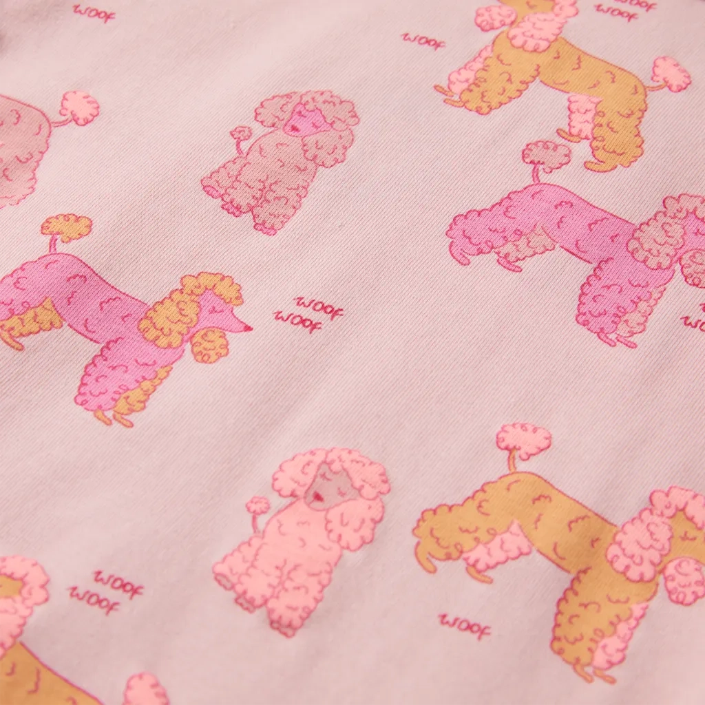 Pigiama da Bambina a Maniche Corte Rosa Chiaro 128 CFW5957010