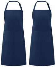 Schorti da cucina - 4-pack - Schorti con 2 tasche - Schorti flessibili - Unisex - Schorti da cucina professionale - per cucina, giardinaggio, ristorante, barbecue, caffè - Schorti da lavoro semplici - Schorti da cucina per uso domestico