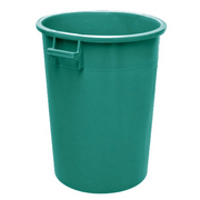 BIDONE PER RIFIUTI VERDE 50 lt - Ø 40x47,5h