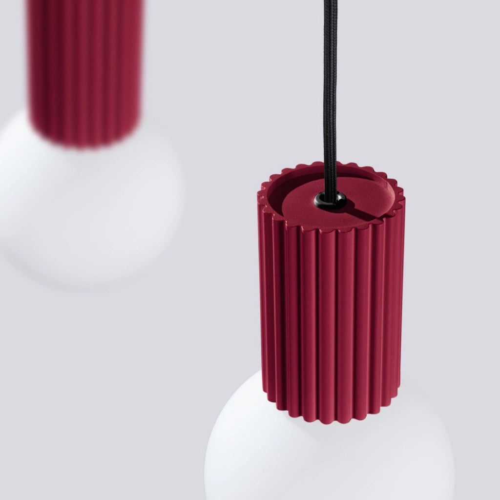 Lampada a sospensione HALO 2L bordeaux
