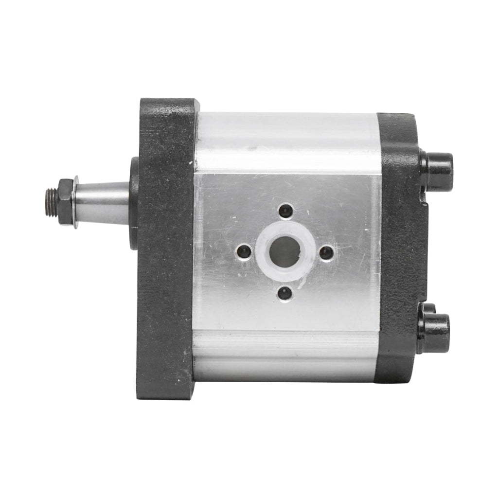 Pompa idraulica 15 cm³/giro, rotazione destrorsa, compatibile con trattori Fiat, New Holland e UTB. Riferimenti OEM: 5129486, 5169039, 5179728