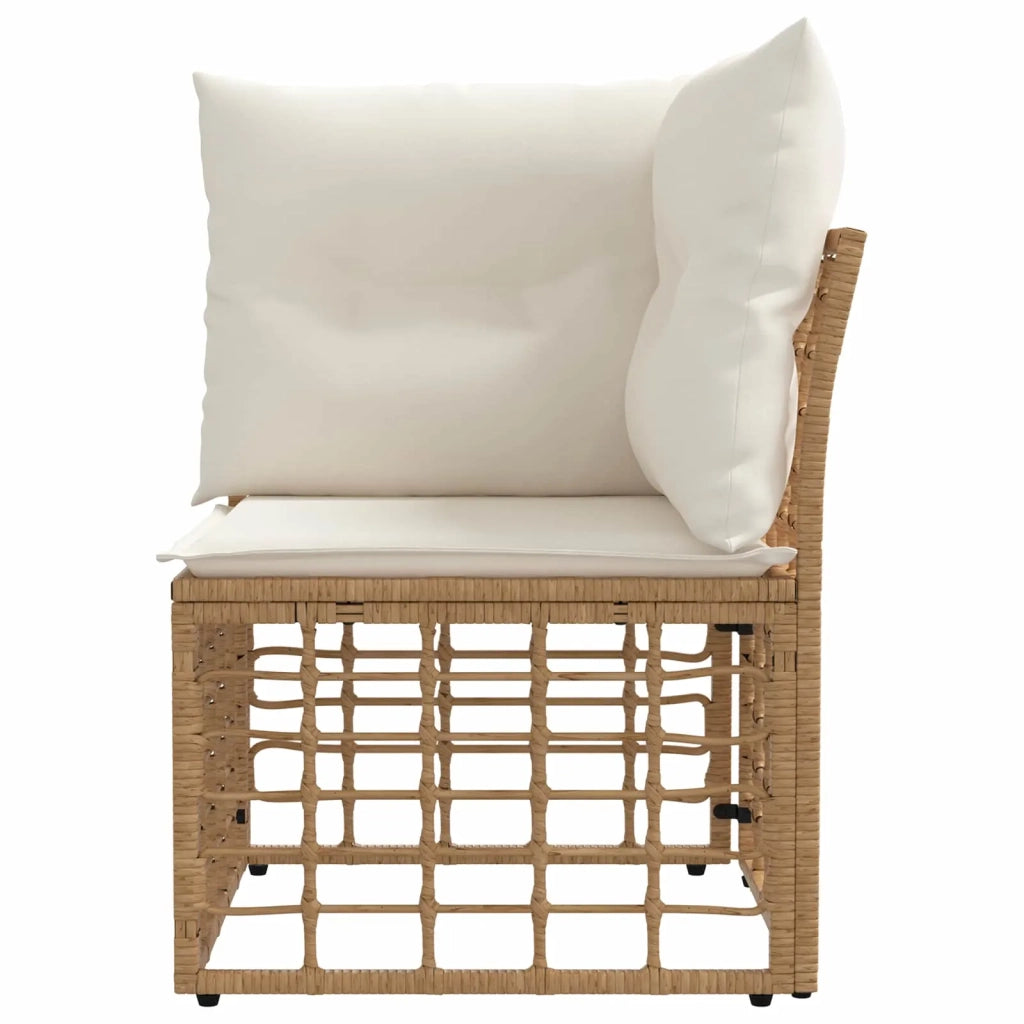 Modulo Divano Angolare da Esterno Naturale polyrattan 42026726