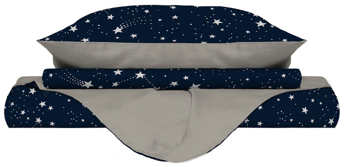 Copripiumino Singolo con Federe Stampato in Microfibra Belle