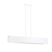 Lampada a sospensione GENTOR in acciaio bianco opaco