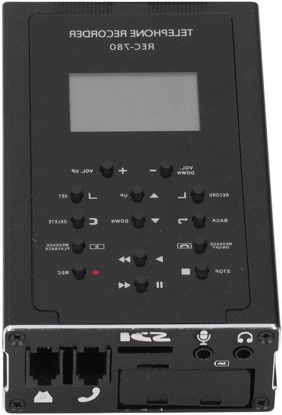 Registratore di Messaggi di Voce con Memoria di 32 GB Registrazione Automatica di Chiamate e Messaggi di Risposta Supporto per Telefoni Analogici e VoIP Digitale