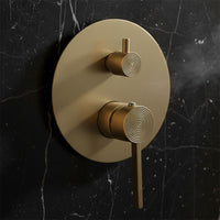 Set Doccia Da Incasso Rea Foster Brush Gold + Box