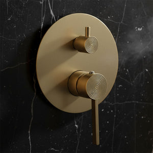 Set Doccia Da Incasso Rea Foster Brush Gold + Box