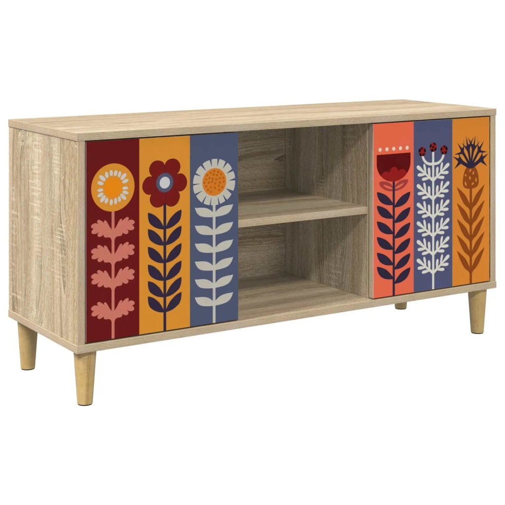 Mobile TV ESSEN 102 x 33 x 50 cm Sonoma Legno ingegnerizzato 8007042