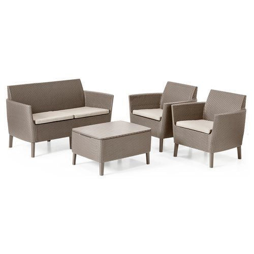 Keter Salemo Lounge Set Cappuccino