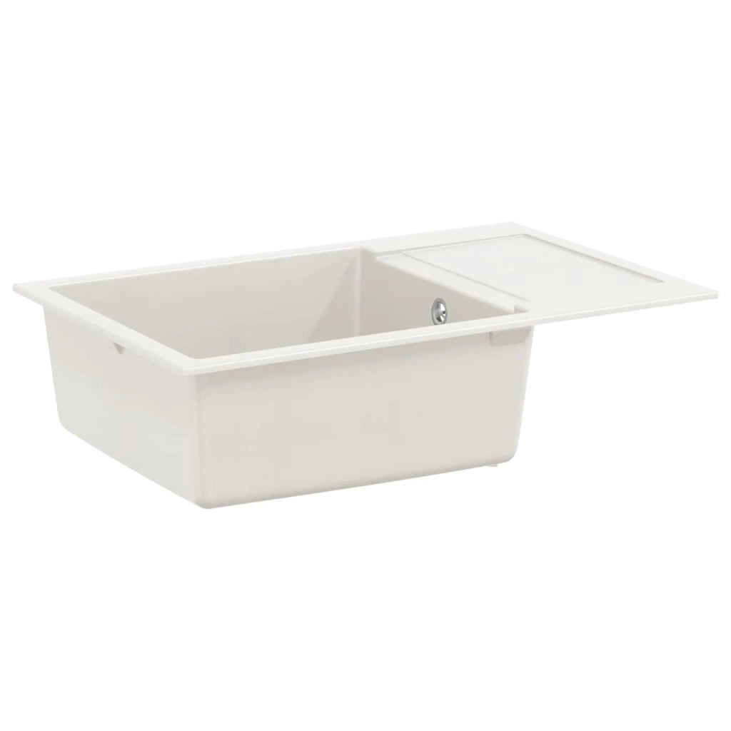 Lavello Bianco 780 x 500 mm 80% Quarzo e 20% Resina 42028403