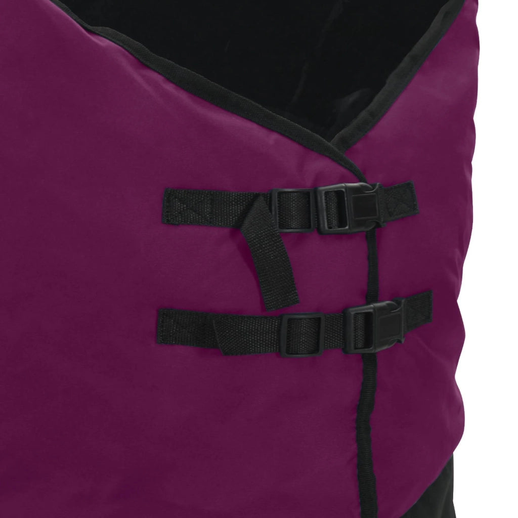 Coperta per Cavalli Verde Scuro e Nero 95 cm Poliestere CFW2133888