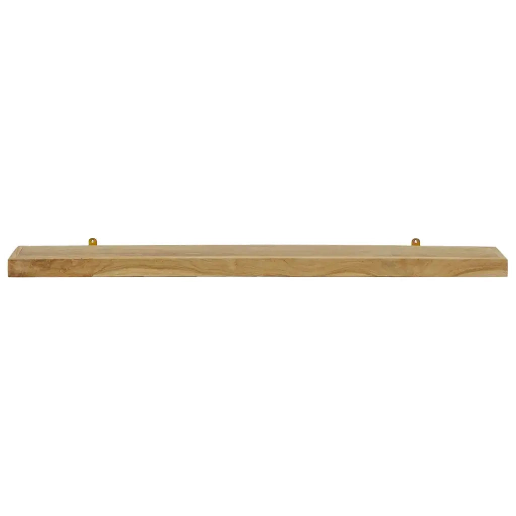 Mensole da Parete 2 pz 110x15x6 cm in Legno Massello di Teak cod mxl 69233