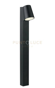 PALETTO LED SINTESI NERO 6W 400LM 4000K IP44 7,6X12X62,5CM