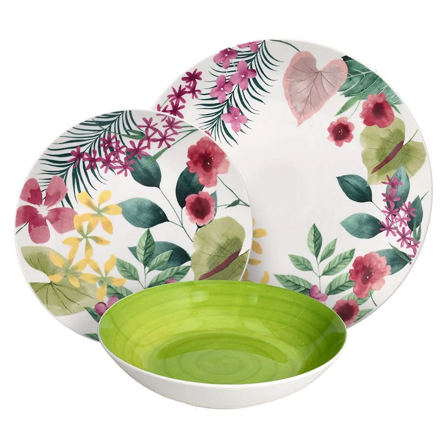 Servizio piatti 18 pezzi Kalima Multicolor