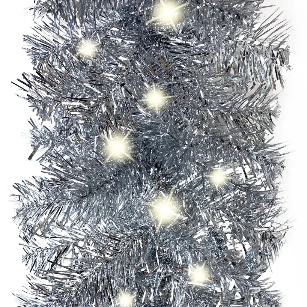 Ghirlanda Natalizia con Luci a LED 20 m Argento CFW5062936