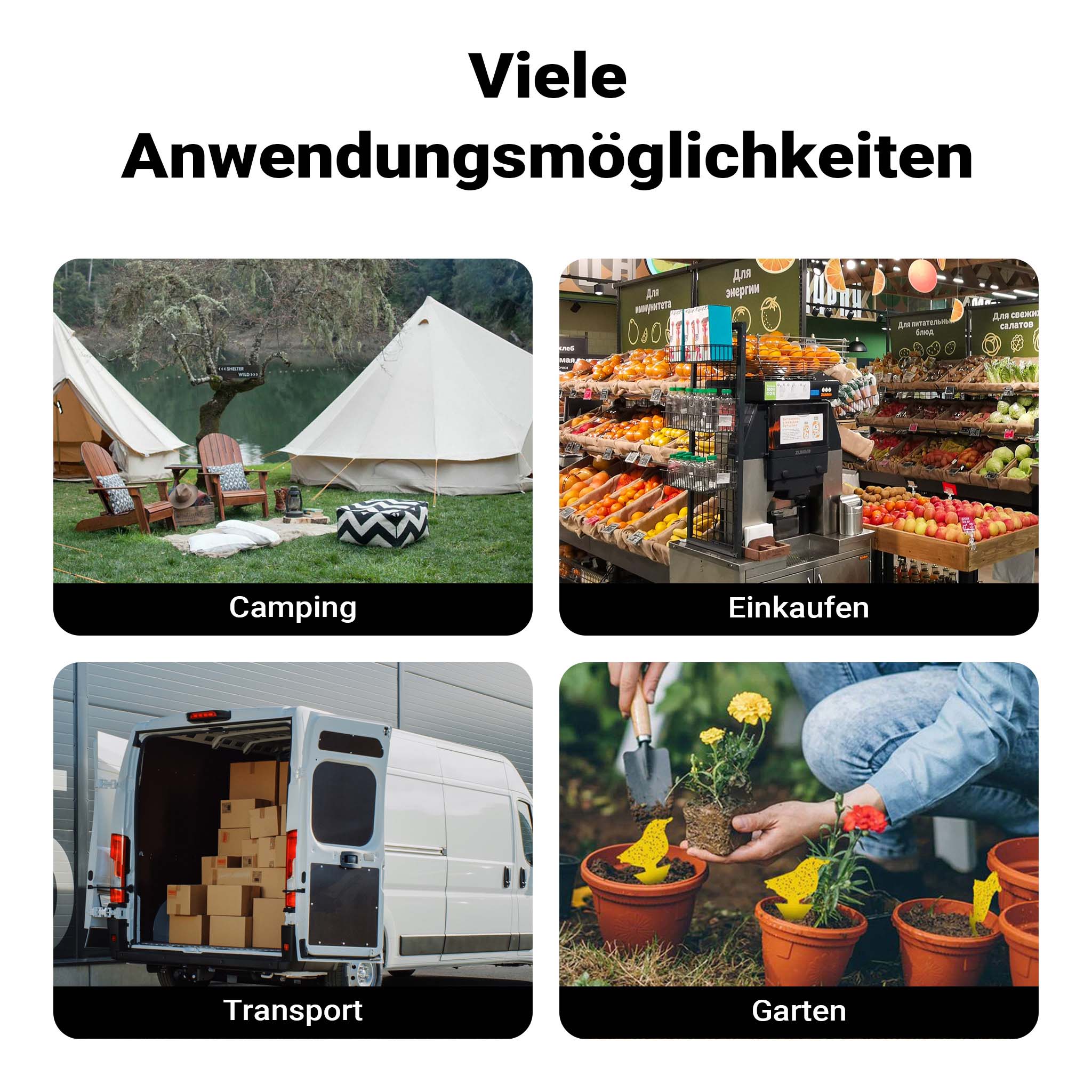 Toboli Carretto a mano pieghevole, max 100 kg, tessuto impermeabile nero e manico telescopico, Carrello spiaggia