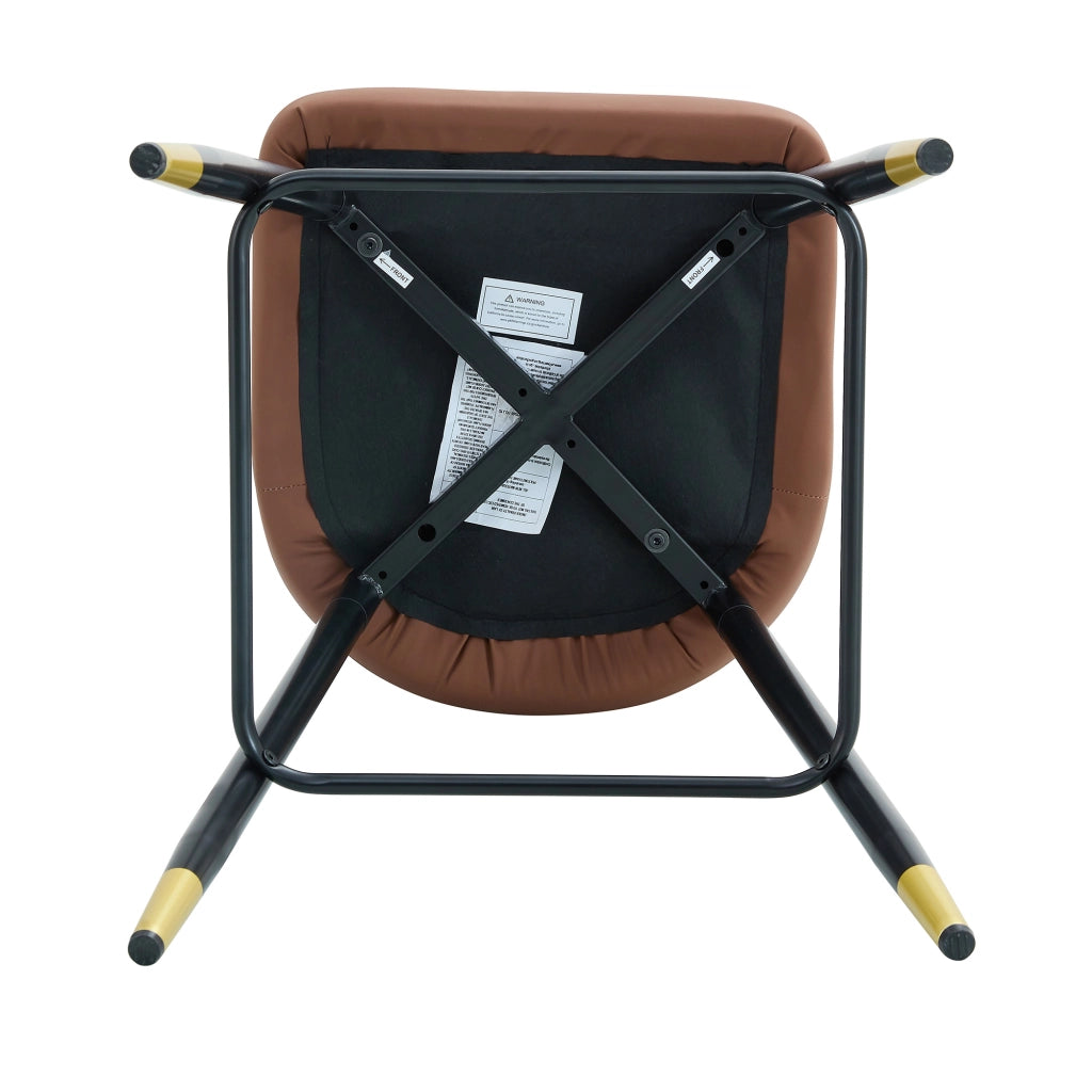SGABELLI BAR Set da 2 pezzi 100 cm PU Grigio chiaro/Marrone Metallo nero