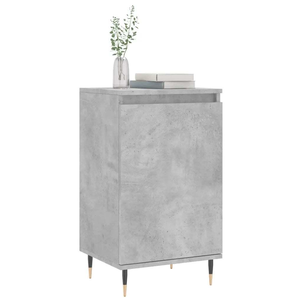 Credenze 2 pz Grigio Cemento 40x35x70 cm in Legno Multistrato 831045