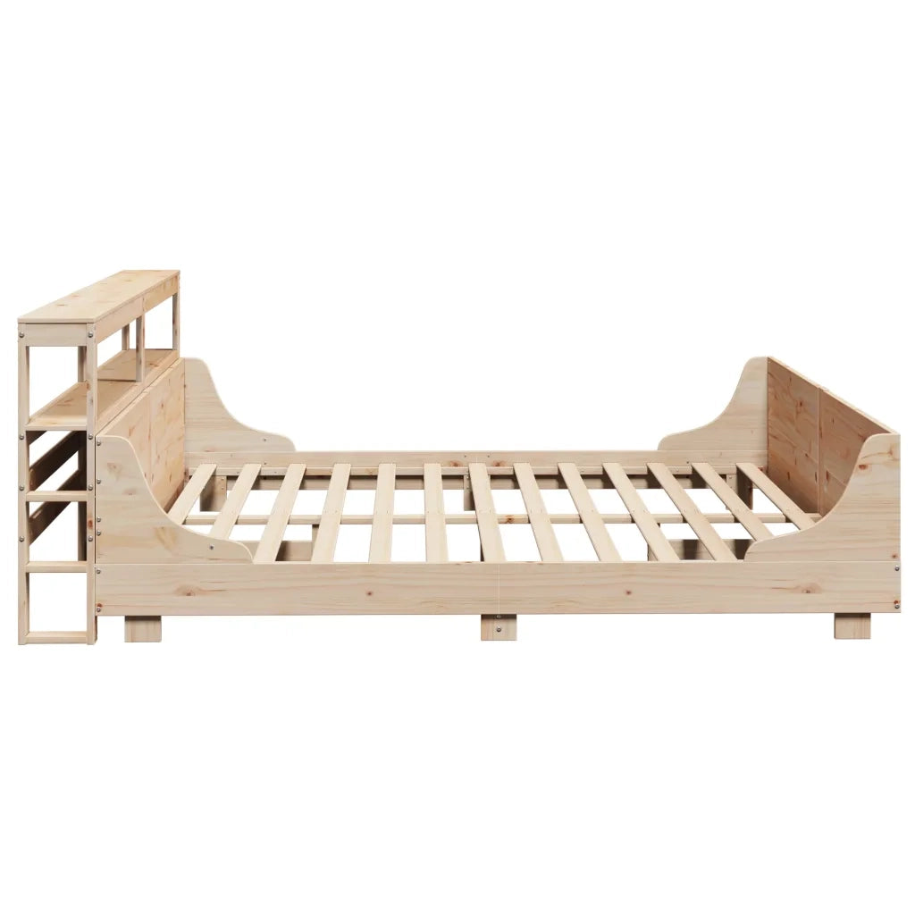 Letto senza Materasso-Struttura Letto 180x200 cm in Legno Massello di Pino 808740