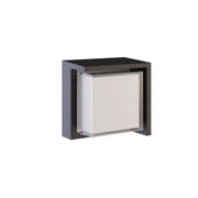 Applique LED da Esterno BLIS Square 15W 180° con Tecnologia Switch Integrata per Selezione Temperatura Colore 2700K 3200K 4000K in Finitura Nero Opaco