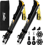 Stecchi da Nordic Walking - Sticchi da passeggio | Leggeri e flessibili, sticchi da passeggio opacaibili con tasca e accessori, qualità premium.