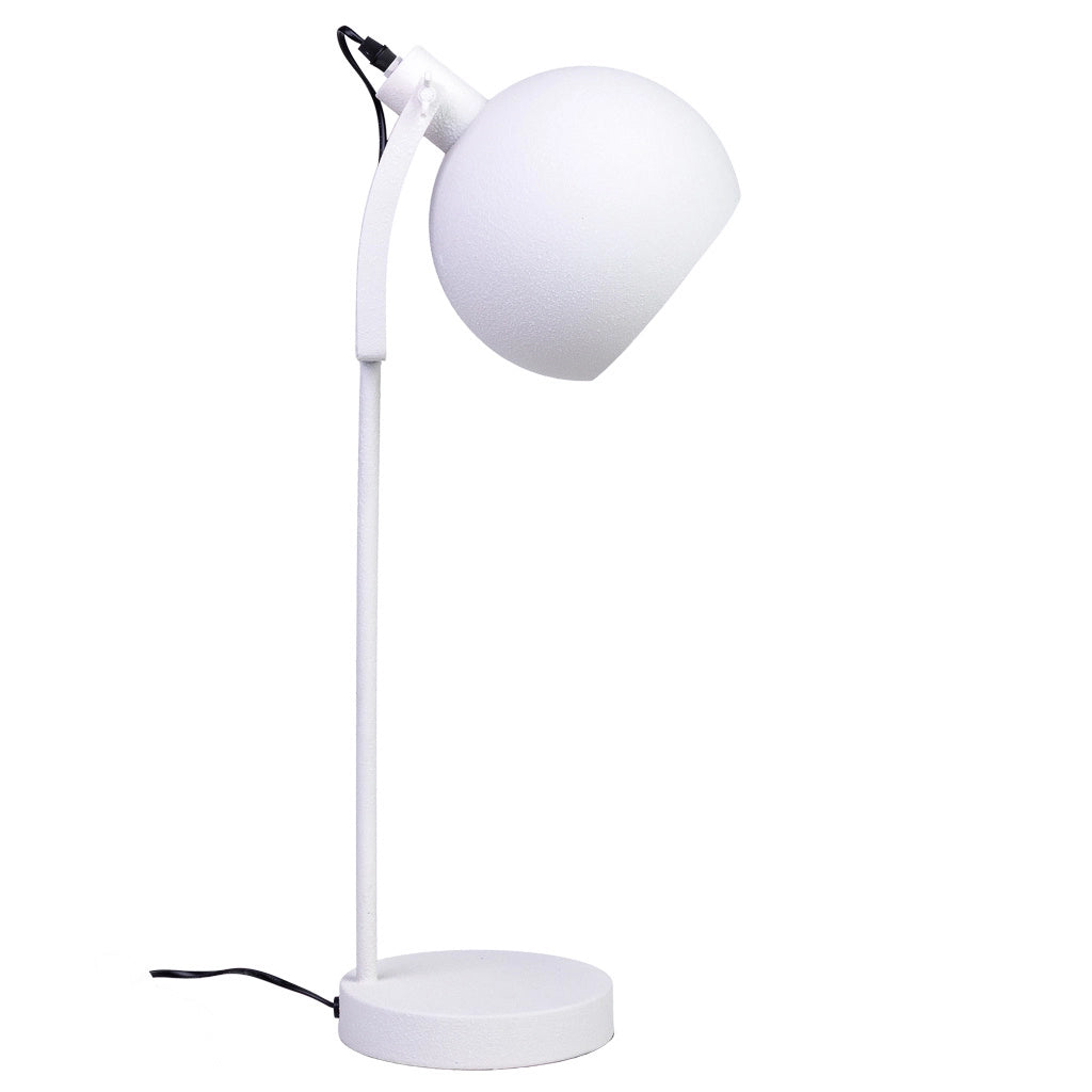 Portacandele in metallo bianco 24x24x83h cm
