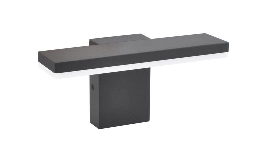 Applique esterno alluminio LED 10W grigio scuro IP54